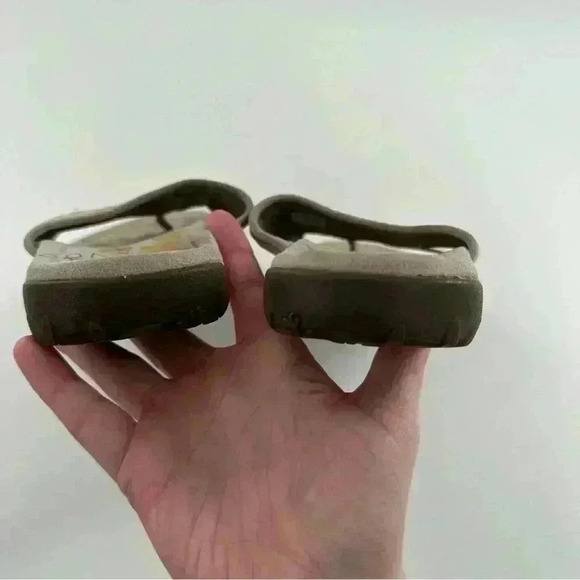 Merrell silver lining womens sandals 6 37 beige yellow suede walking outdoors - Picture 8 of 13